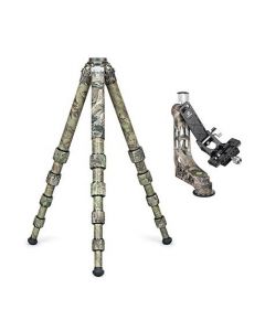 Leofoto LS-365C Carbon Ranger Statief + PG-1 Schommelkop Full Camo