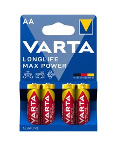 Varta AA Batterij Longlife Max Power 4-Pak