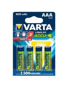 Varta Ready 2 Use AAA-Batterijen 800mAh 4-pak