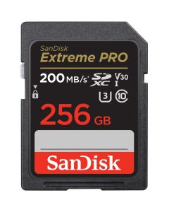 SanDisk SDXC Extreme Pro 256GB UHS-I U3 200MB/s V30