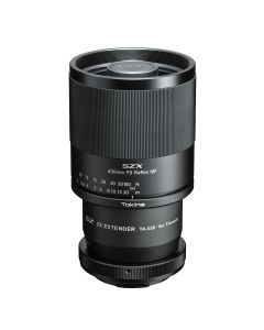Tokina 400mm F8 SZX Super Tele MF + 2x Extender Nikon F-Mount