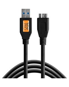 Tether Tools TetherPro USB 3.0 Male naar Micro-B 4.6m kabel Zwart