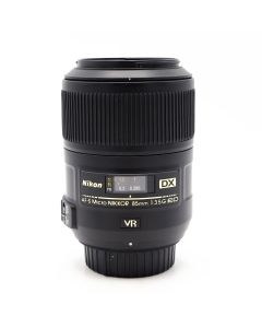 Nikon 85mm F3.5G AF-S Micro ED VR DX Objectief (Occ)